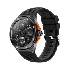 Montre intelligente ronde de sport Bluetooth pour hommes adultes DW08