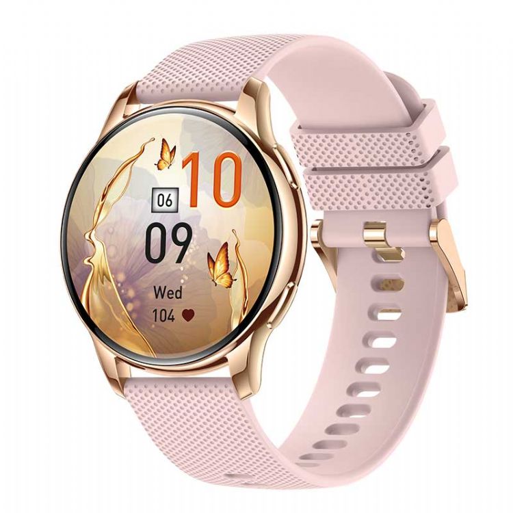 Montre intelligente Bluetooth riche en fonctionnalités pour femme, montre AMOLED DW26