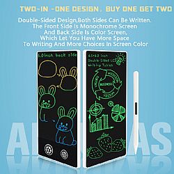 DN065 Tablette d’écriture LCD portable double face 6,5 pouces