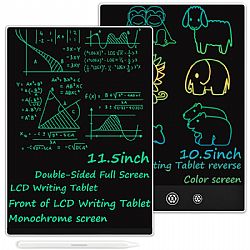 DN115B Tablette d’écriture LCD double face 11,5/10,5 pouces
