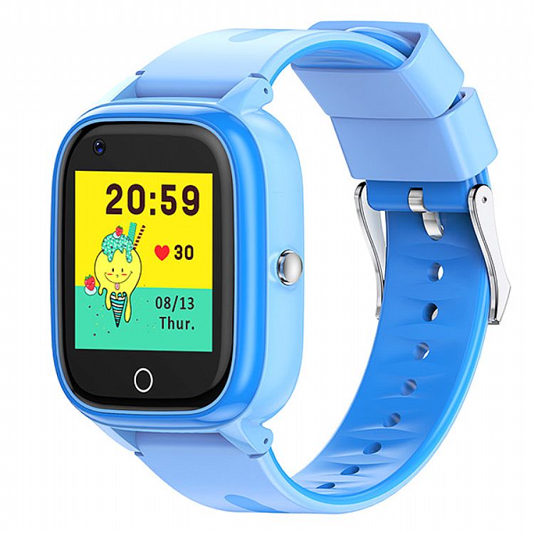 CT03 Reloj inteligente GPS 4G para niños con SOS y carcasa transparente