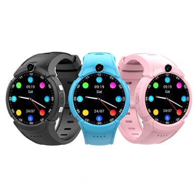 CT05 Reloj inteligente GPS 4G redondo para niños con SOS y videollamadas