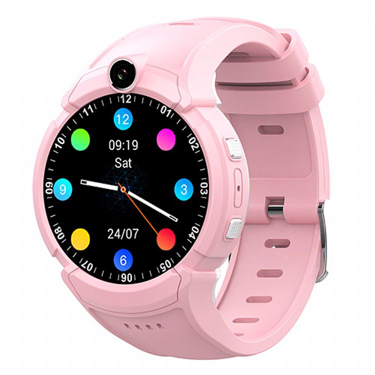 CT05 Reloj inteligente GPS 4G redondo para niños con SOS y videollamadas