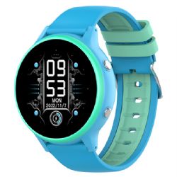 CT06 Reloj inteligente GPS 4G redondo para niños, resistente al agua y con SOS