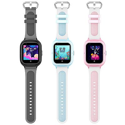 Wonlex CT10A Reloj inteligente GPS 4G para niños con SOS y correa intercambiable