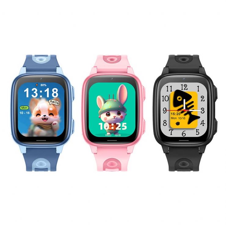 CT23 Relojes inteligentes 4G para niños con GPS y carga USB-C
