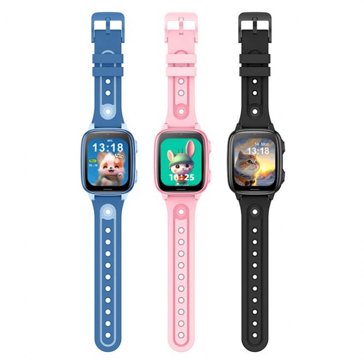 CT23 Relojes inteligentes 4G para niños con GPS y carga USB-C