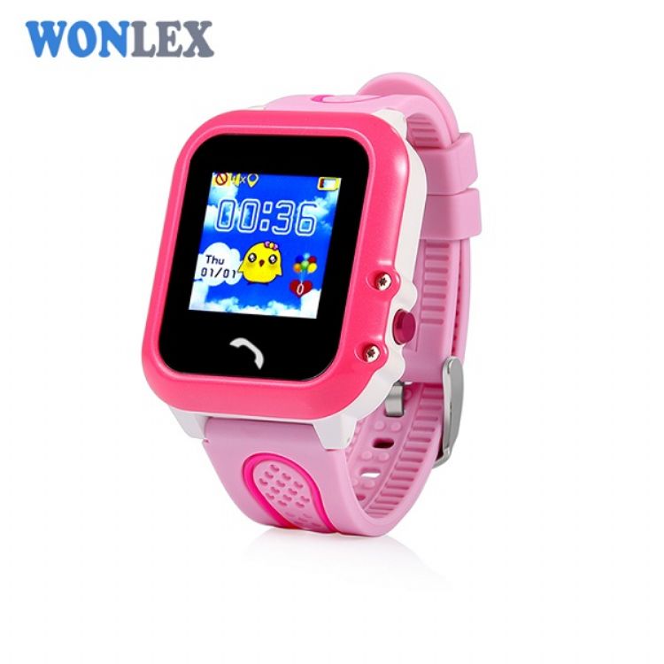 Wonlex Reloj impermeable con pantalla táctil de 1,22 pulgadas GW400E