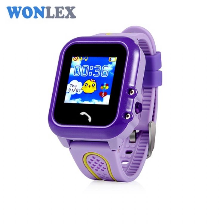 Wonlex Reloj impermeable con pantalla táctil de 1,22 pulgadas GW400E