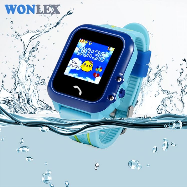 Wonlex Reloj impermeable con pantalla táctil de 1,22 pulgadas GW400E