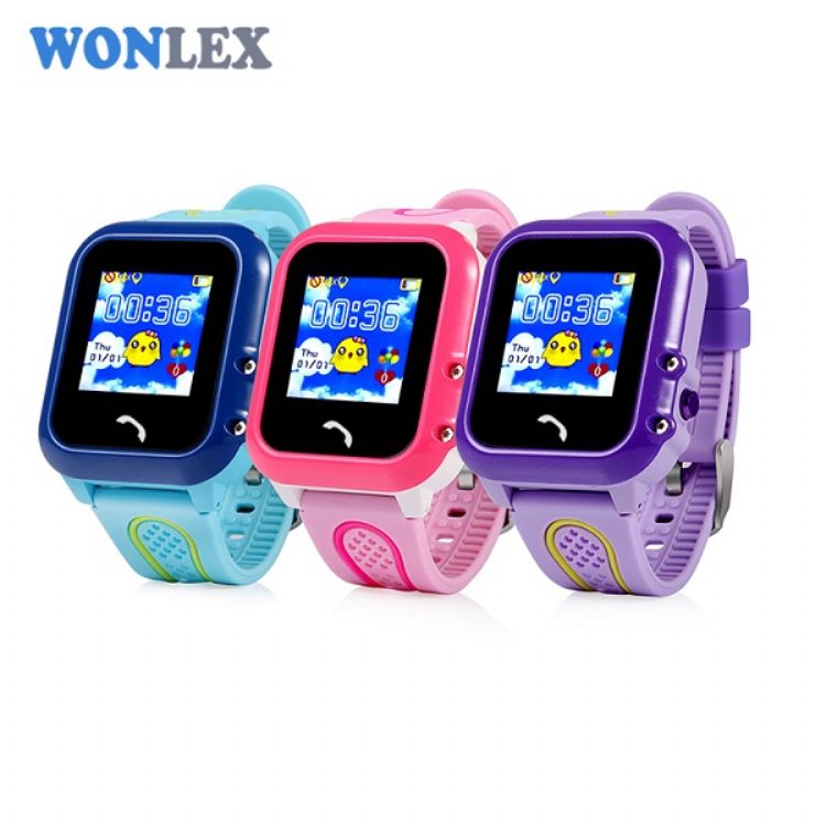 Wonlex Reloj impermeable con pantalla táctil de 1,22 pulgadas GW400E