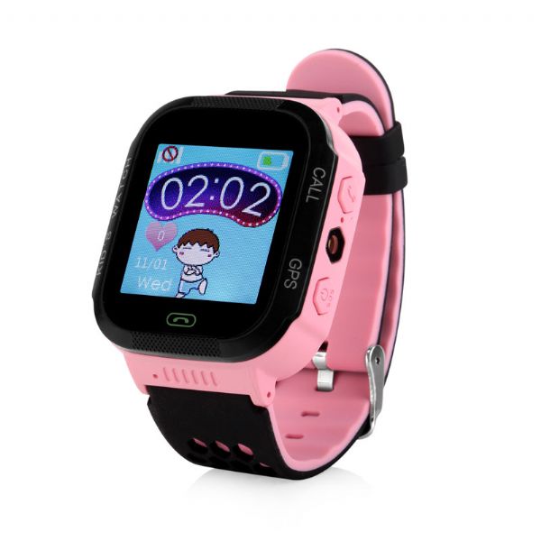 Reloj Inteligente Smartwatch Infantil Táctil Tarjeta Sim Rosa