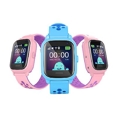 Wonlex KT04 Reloj inteligente GPS y WiFi para niños, resistente al agua
