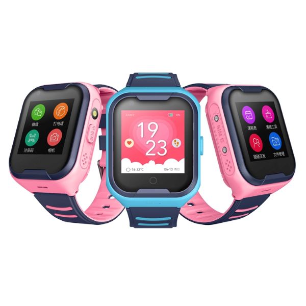 Wonlex - Reloj inteligente 4G para niños y niñas de 4 a 12 años, reloj de  bebé con tarjeta SIM, rastreador GPS, pantalla táctil, reloj de teléfono