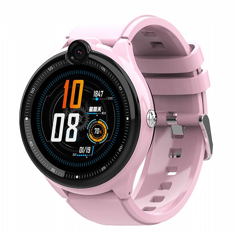 Wonlex KT26 Reloj inteligente GPS 4G redondo para niños con videollamadas