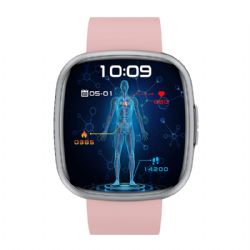 MF17 Reloj inteligente para la salud con ECG y diseño delgado con llamadas Bluetooth