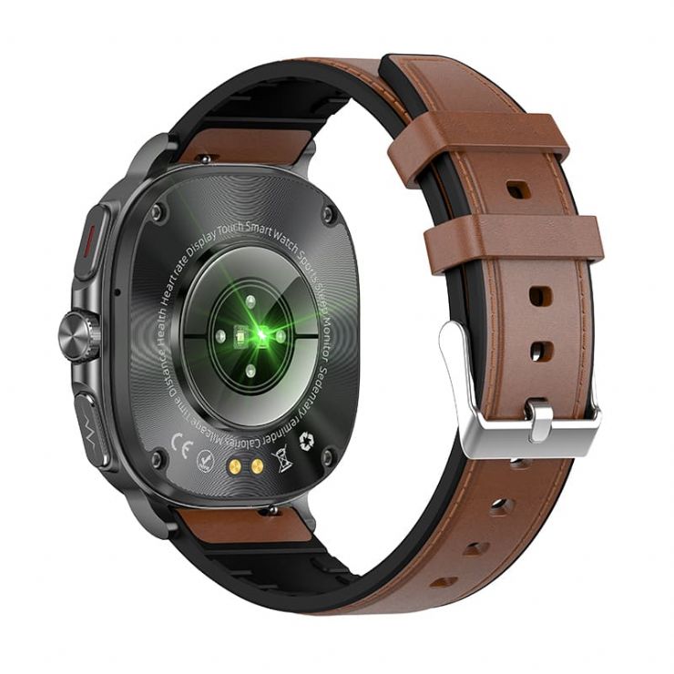 MF18 Smartwatch de salud AMOLED con ECG y llamadas Bluetooth
