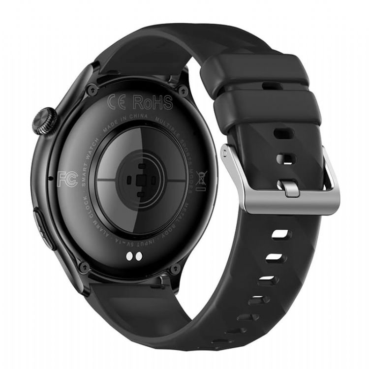 MF19 Premium AMOLED Health Smartwatch con llamadas Bluetooth y sensor de ECG avanzado