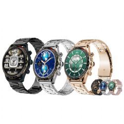 Pantalla Amoled para adultos Textura de concha Bluetooth Salud Reloj inteligente redondo DW14