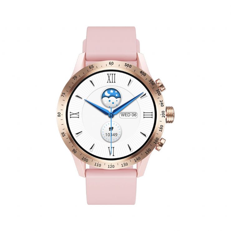 Reloj inteligente AMOLED elegante y moderno con Bluetooth para mujer DW25
