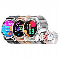 Reloj inteligente AMOLED elegante y moderno con Bluetooth para mujer DW25