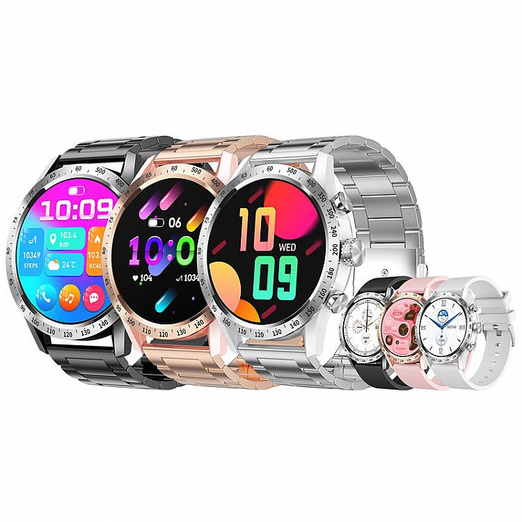 Reloj inteligente AMOLED elegante y moderno con Bluetooth para mujer DW25