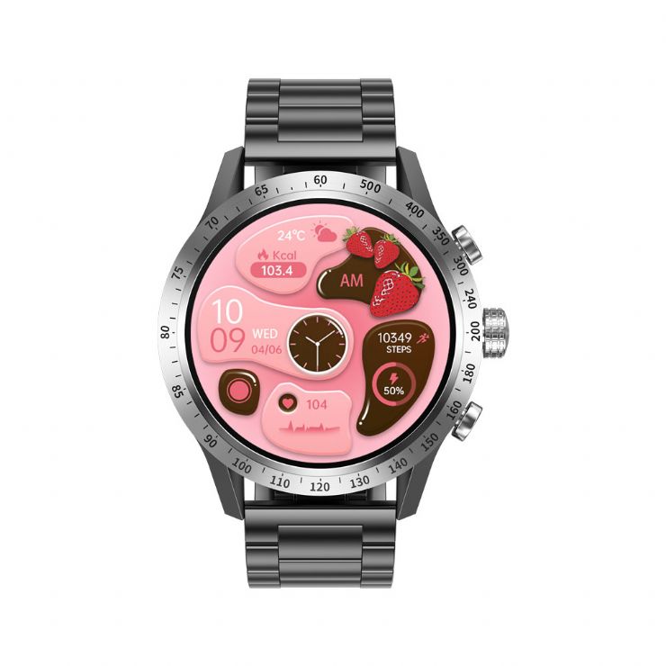 Reloj inteligente AMOLED elegante y moderno con Bluetooth para mujer DW25