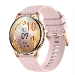 DW26 Reloj inteligente para mujer con Bluetooth, pantalla AMOLED y seguimiento de la salud