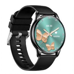 DW26 Reloj inteligente para mujer con Bluetooth, pantalla AMOLED y seguimiento de la salud