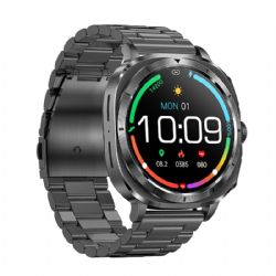MF18 Advanced Health Smartwatch with 1.43" AMOLED Display, ECG, and Bluetooth Calling