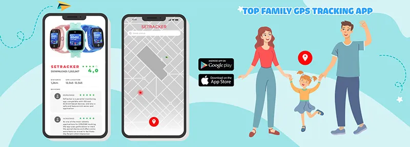 Approche du SeTracker - Meilleure application de suivi GPS familiale