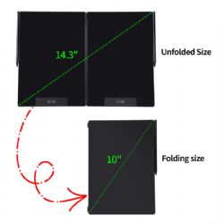 Màn hình gập 14,3 inch LCD Máy tính bảng viết 143ZX Độ phân giải cao Cảm ứng từ để xóa