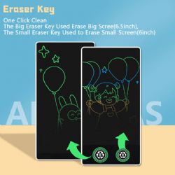 6,5 inch hai mặt toàn màn hình LCD di động chăm sóc mắt Máy tính bảng viết tay DN065