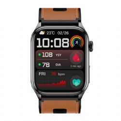 Wonlex MF30 Montre connectée pour seniors ECG et tensiomètre à pompe à air