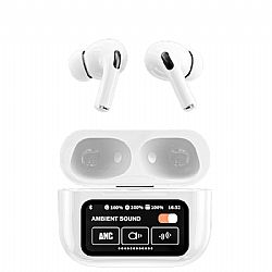 Auriculares inteligentes con IA y cancelación híbrida de ruido