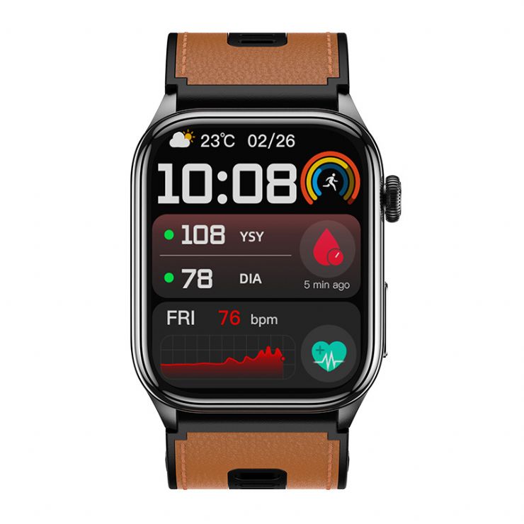 Wonlex MF30 Reloj inteligente para mayores con ECG y tensiómetro de bomba de aire
