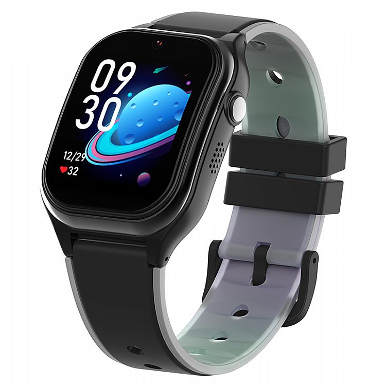 Đồng hồ GPS cho trẻ em Wonlex CT26 4G màn hình nhỏ và cong, tích hợp AI và cảm biến sức khỏe