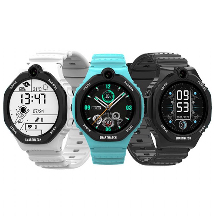 Wonlex 2023 Mới nhất Android 4G LTE Round GPS Kids Videocall Đồng hồ thông minh trẻ em KT26S