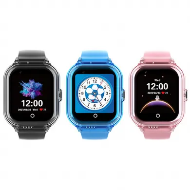 4G CAT1 GPS SOS Детский подарок безопасности SmartWatch CT01 с прозрачным корпусом