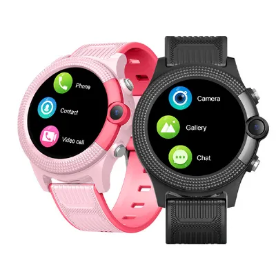 4G Новый дизайн GPS SOS Видеозвонок для детей Круглый SmartWatch CT04