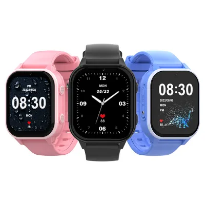 Новый 4G Android Большой экран GPS SOS видеозвонок Детские умные часы KT19