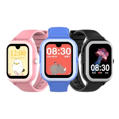 Wonlex 4G AMOLED экран GPS Android 8.1 Детские умные часы для видеозвонков KT31