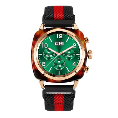 Отличительный нейлоновый полосатый ремешок DW24 Bluetooth-браслет Смарт-часы